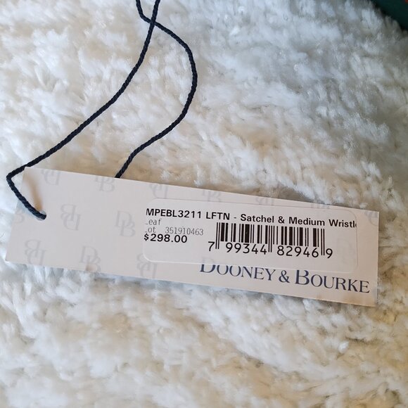 Dooney & Bourke Satchel Set with Medium Wristlet & Extra Strap - Picture 13 of 14